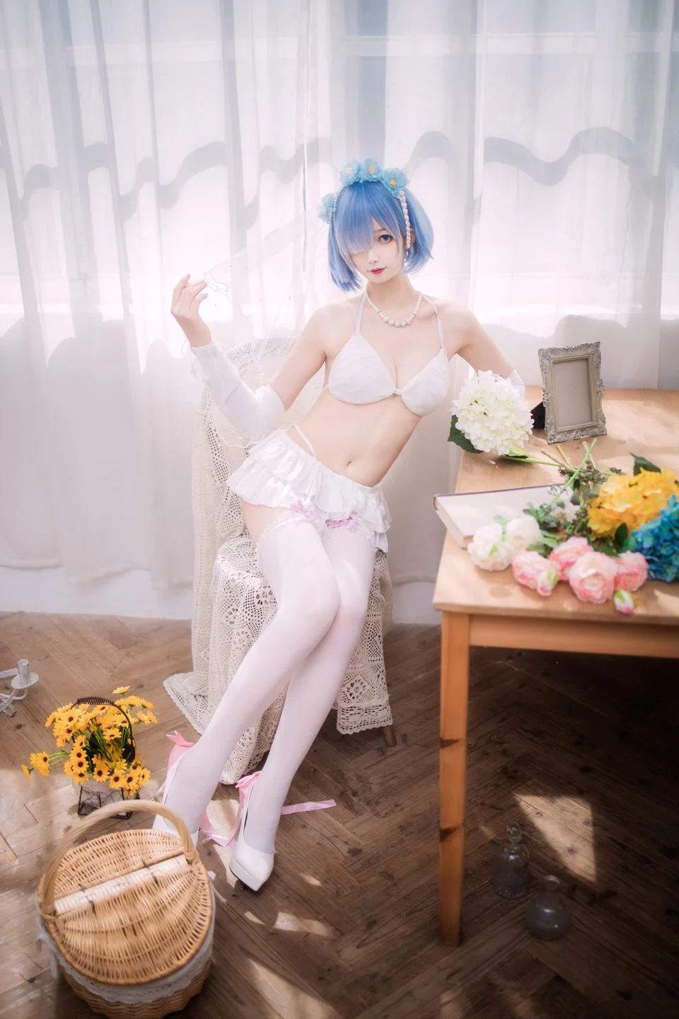 封疆疆v - 蕾姆 花嫁 [26P-118MB] tg@simisebaisi 【丝足阁】022.webp